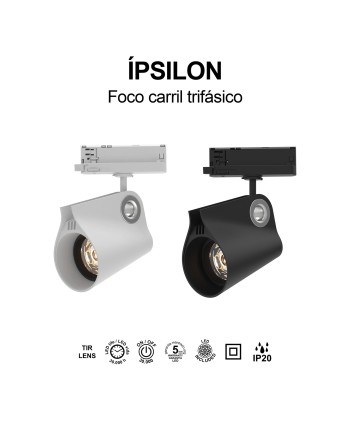 IPSILON * FOCO CARRIL 35W 4000K BLANCO